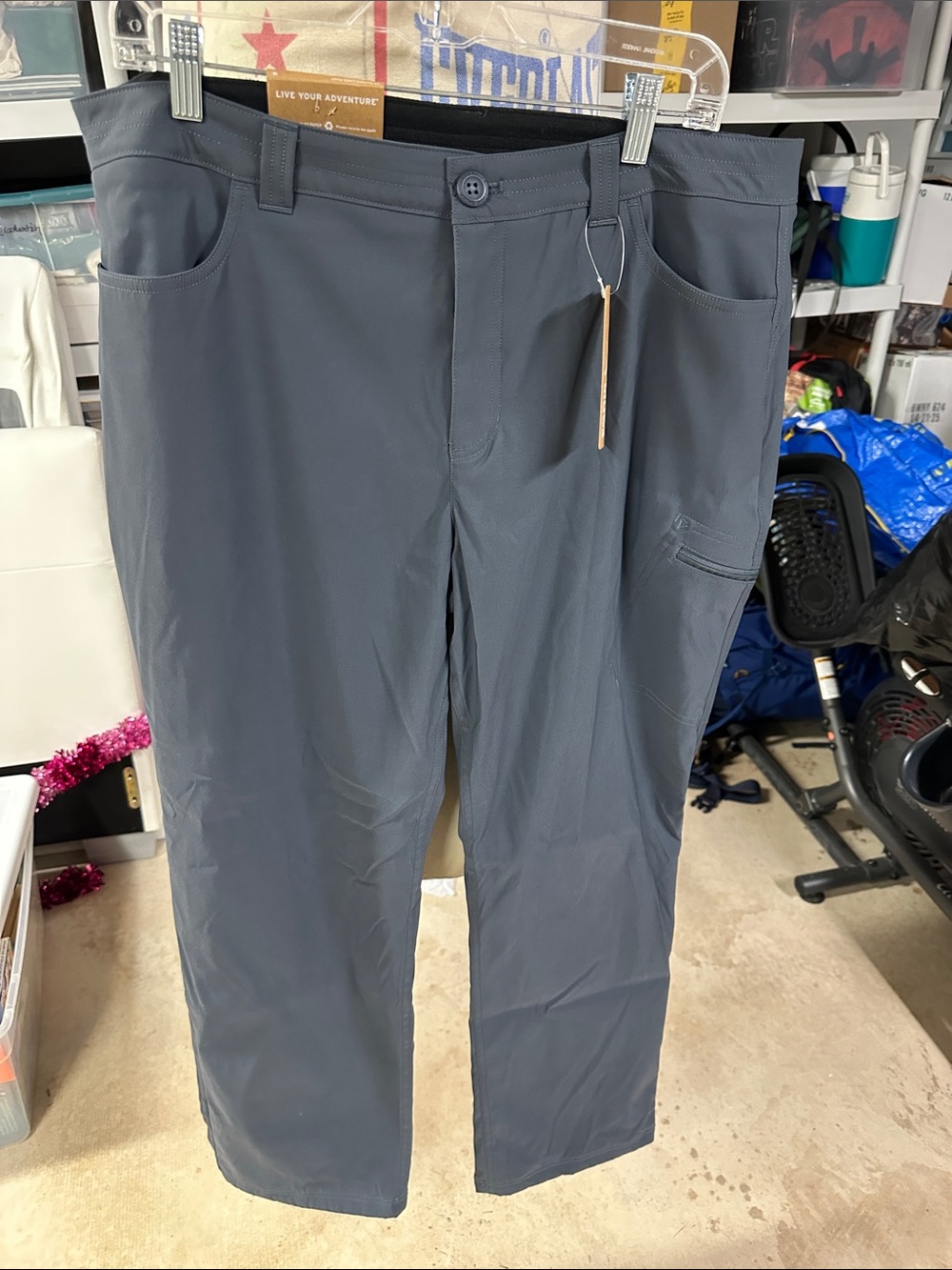 Eddie Bauer Women's Cargo Pants in Slate Gray